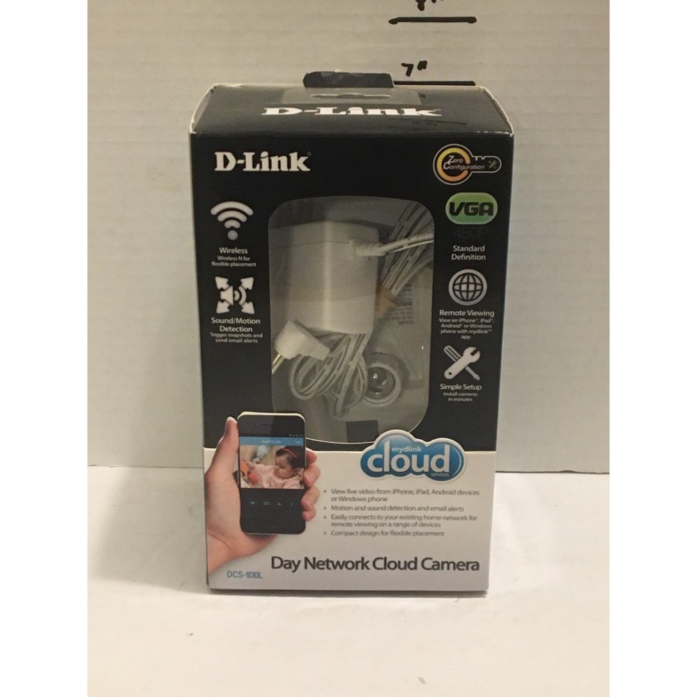 D-Link DCS-930L WiFi camera with remote viewing